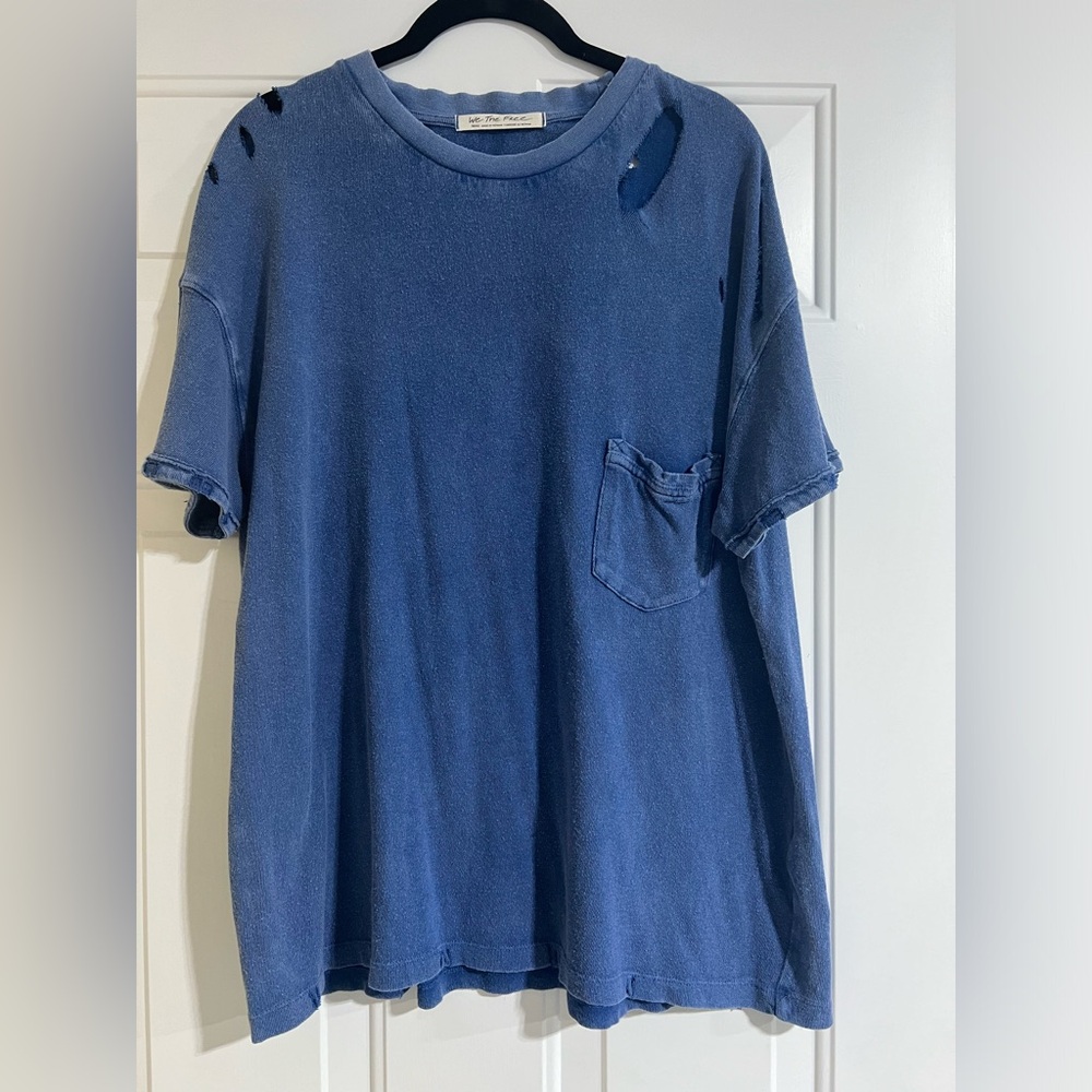 Free People Rubi Ripped Tee
